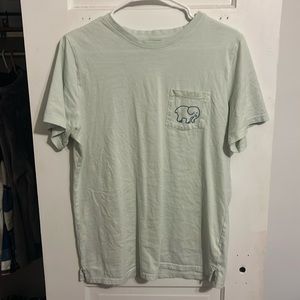 ivory ella shirt with pocket. Size L